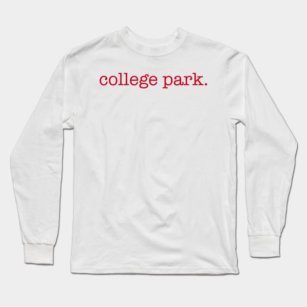 college park Long Sleeve T-Shirt by Rosemogo